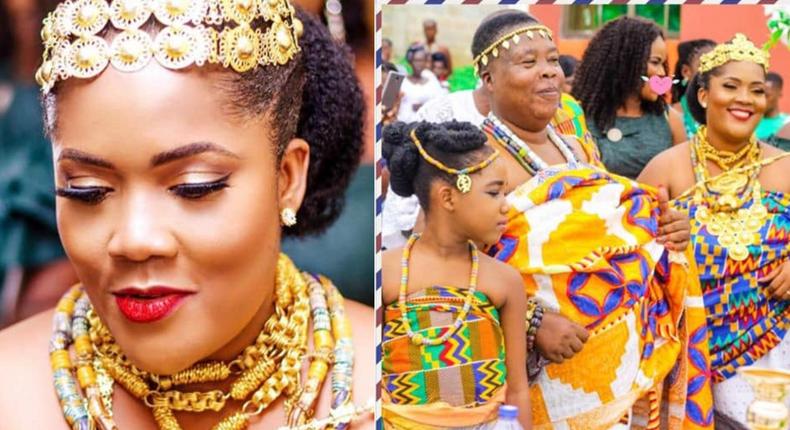 “I’m a fat 35-year-old single mum with stretch marks but God’s given me husband – Ghanaian bride’s testimony