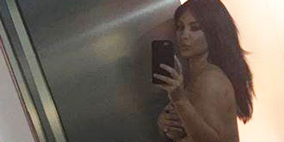 kim kardashian, nago