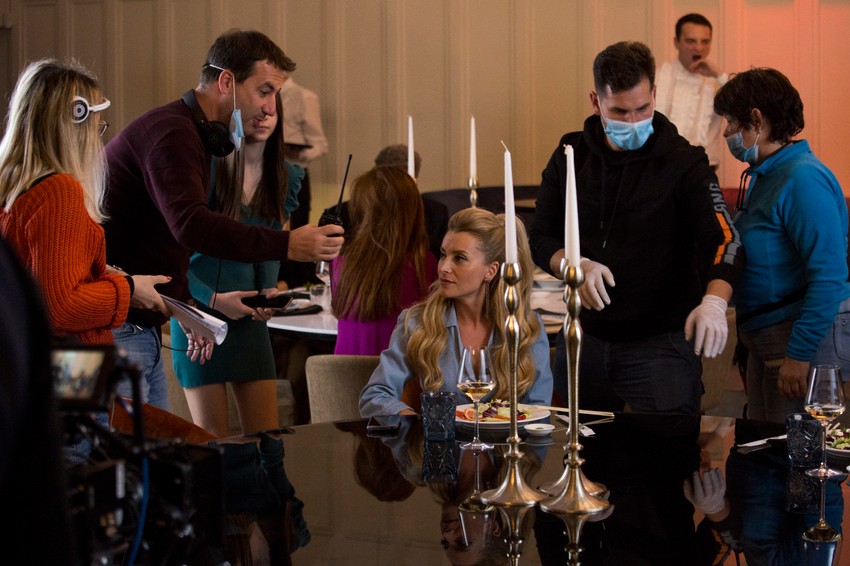 Filip Čolović na snimanju Ala je lep ovaj svet