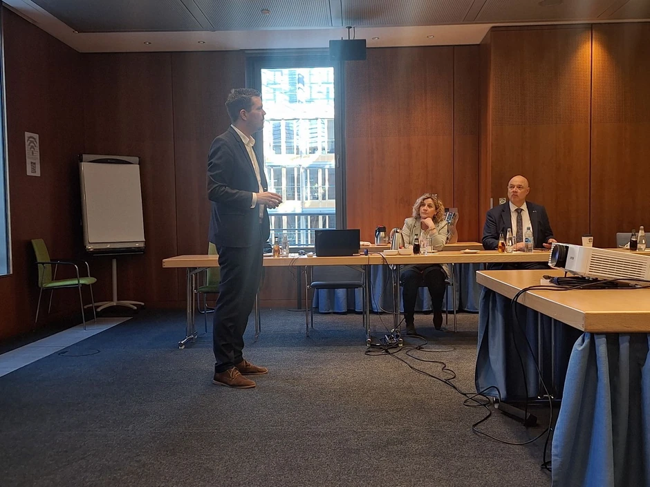 Aleksander Markus (skroz desno), Nemačko-srpska privredna komora