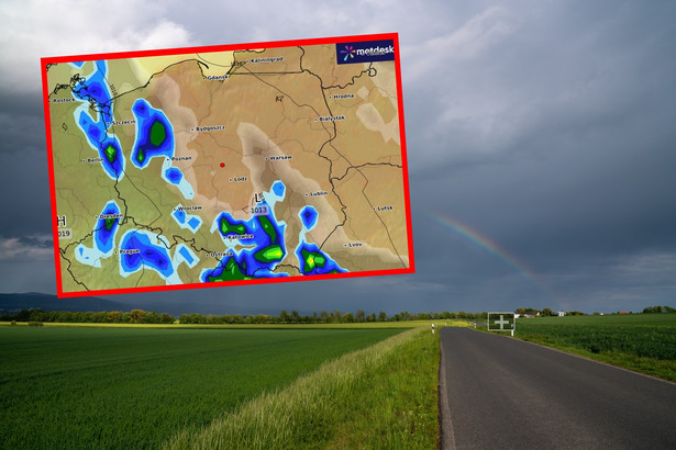 Pogoda w okresie między 30 maja a 2 czerwca zapowiada się upalnie (fot. WXCHARTS.com)