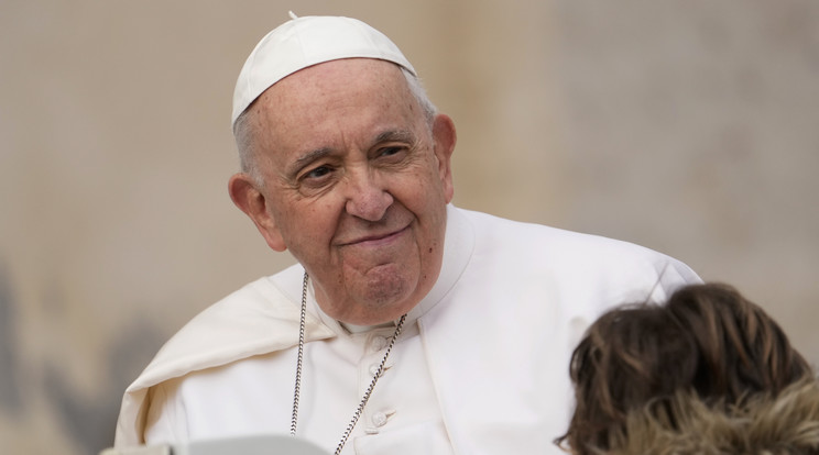 Ferenc pápa jelen lesz a nagyhét szertartásain / Fotó: MTI/AP/Andrew Medichini