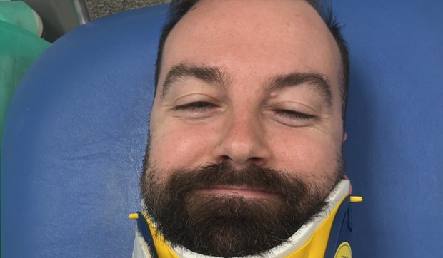 Bogoljub Veličković koji je doživeo tešku saobraćajnu nesreću na eletričnom trotinetu