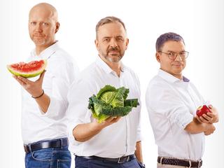 Od lewej: Krzysztof Czaplicki, Andrzej Wolan i Mariusz Bosiak. Twórcy Fresh Inset wykorzystują swoje chemiczne i biznesowe kompetencje do budowy globalnego start-upu