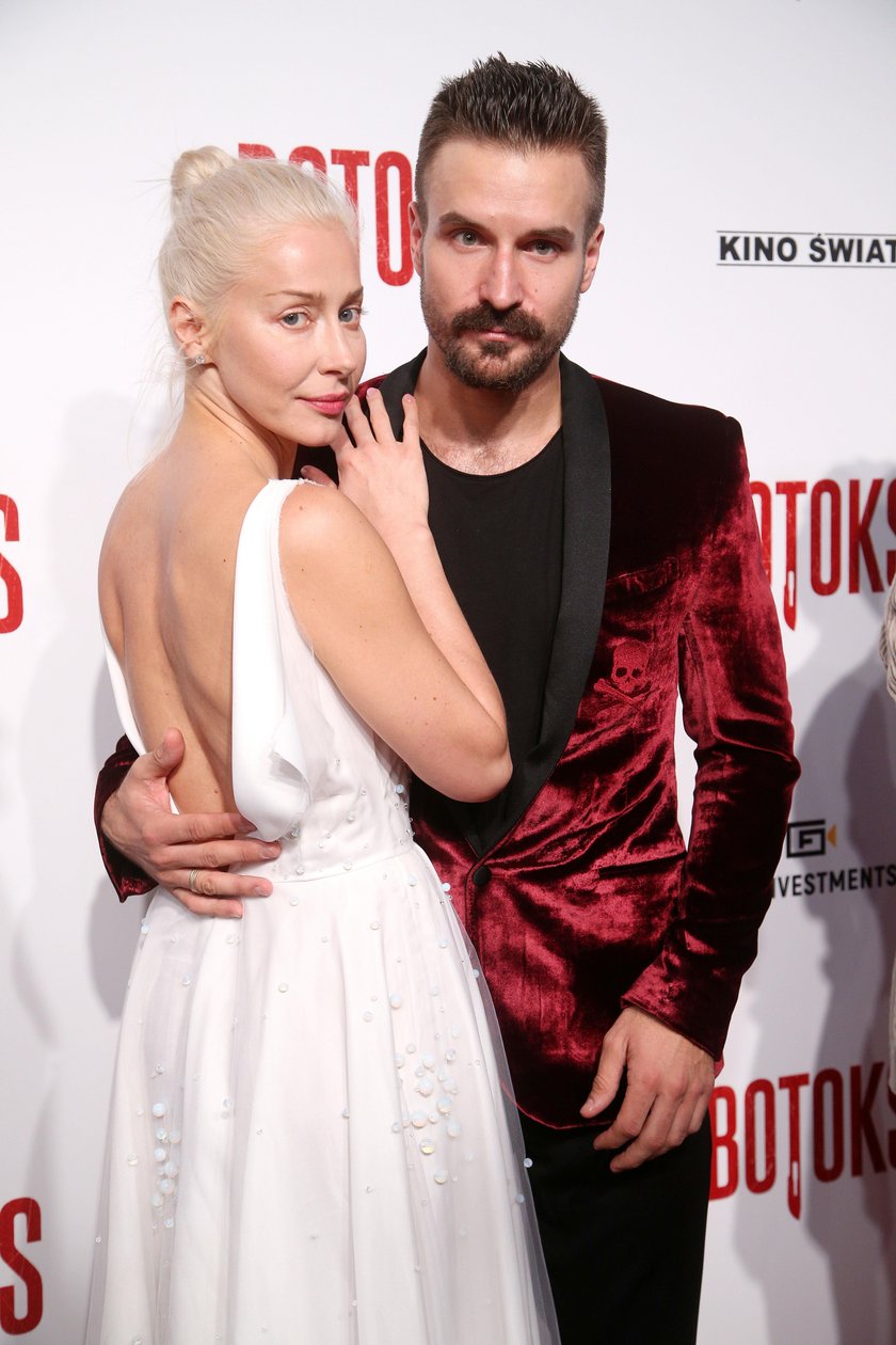 Piotr Stramowski i Katarzyna Warnke na premierze filmu "Botoks"