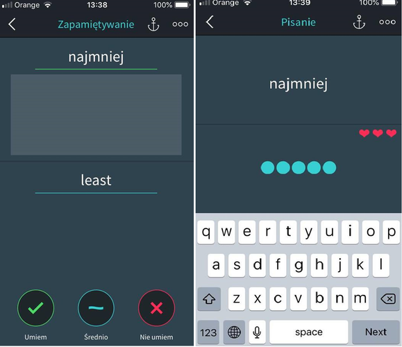 Aplikacja oferuje kursy z pięciu języków: angielskiego, niemieckiego, francuskiego oraz hiszpańskiego. Pozwala na zapamiętywanie nowych słów oraz wykonywanie zadań doskonalących umiejętności pisania czy rozumienia ze słuchu. Umożliwia także tworzenie tzw. „kotwic pamięciowych”, czyli skojarzeń, które ułatwiają zapamiętywanie nowych wyrazów. Użytkownicy mogą dzielić się wykreowanymi kotwicami między sobą.