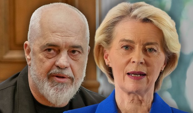 Edi Rama i Ursula fon der Lajen