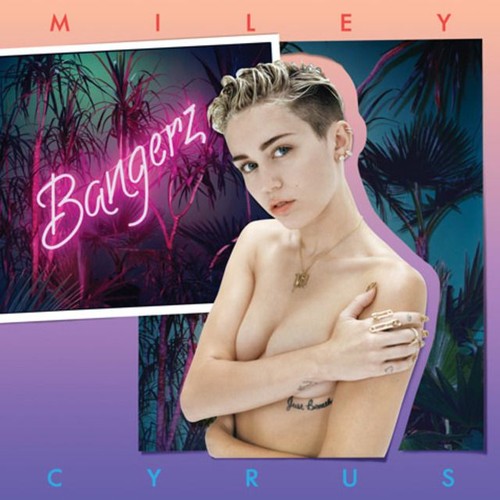 Miley Cyrus na okładce krążka 'Bangerz'