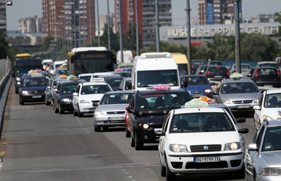 Gužve uobičajene za Brankov most