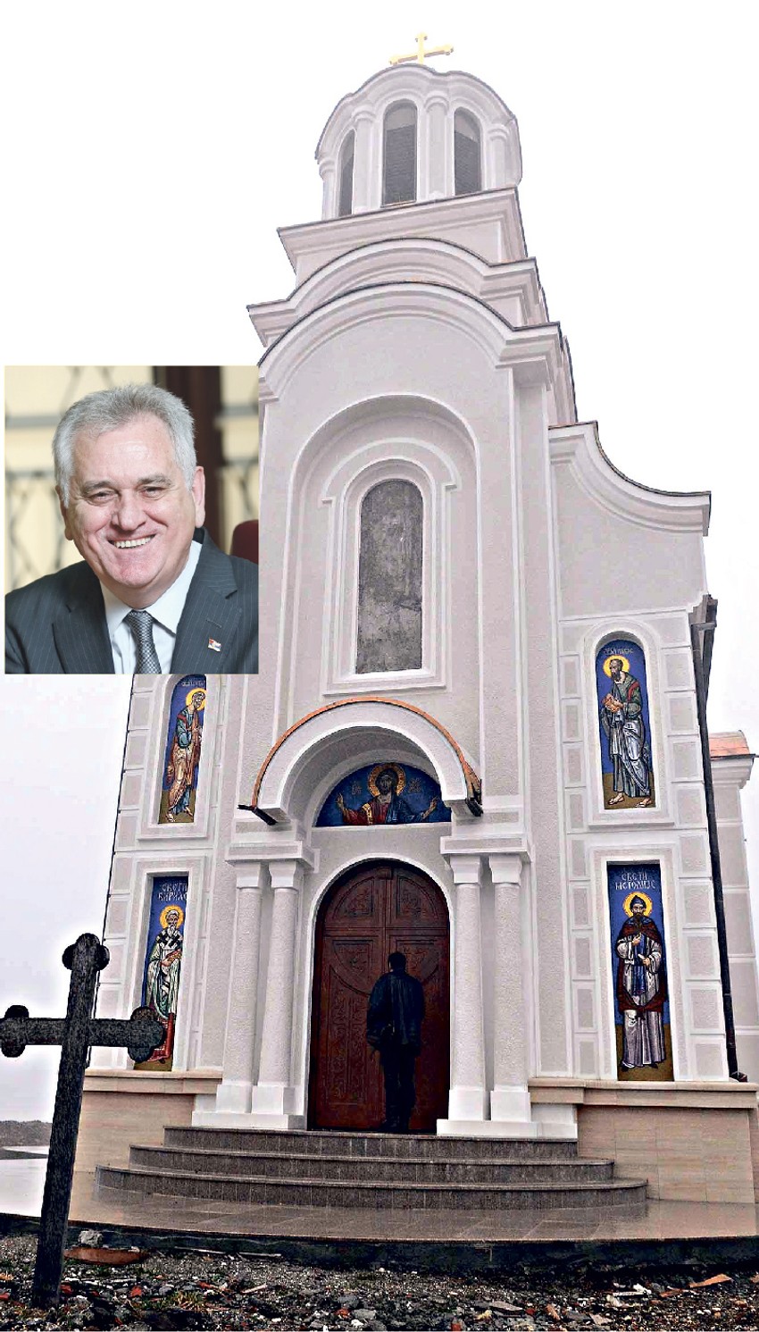 Crkva zadužbinara Tomislava Nikolića posvećena je Svetom Dimitriju