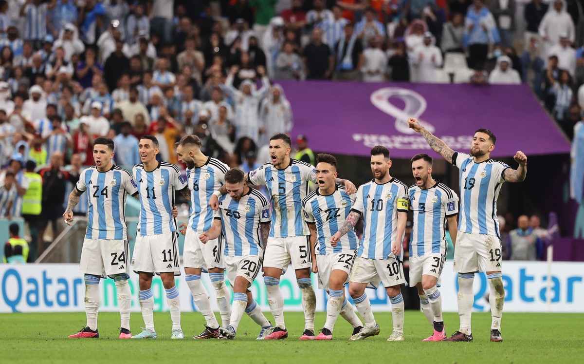 Reprezentacja Argentyny po meczu z Holandią