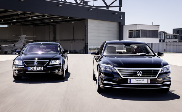 Volkswagen Phaeton pierwszej generacji i jego następca Phaeton D2