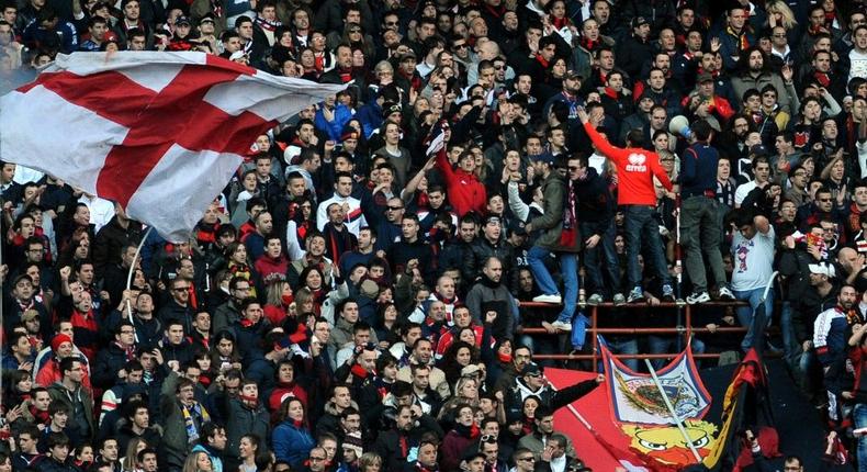 Genoa are Italy's oldest football club and one of the country's best supported teams Creator: TIZIANA FABI