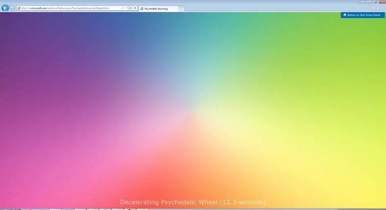 Internet Explorer 9 w swoim kolorowym żywiole