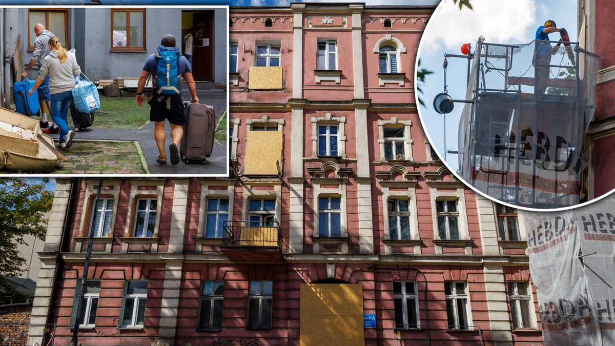 Małżeństwo runęło z balkonem w Sosnowcu. Śledczy mają opinię biegłych w sprawie katastrofy