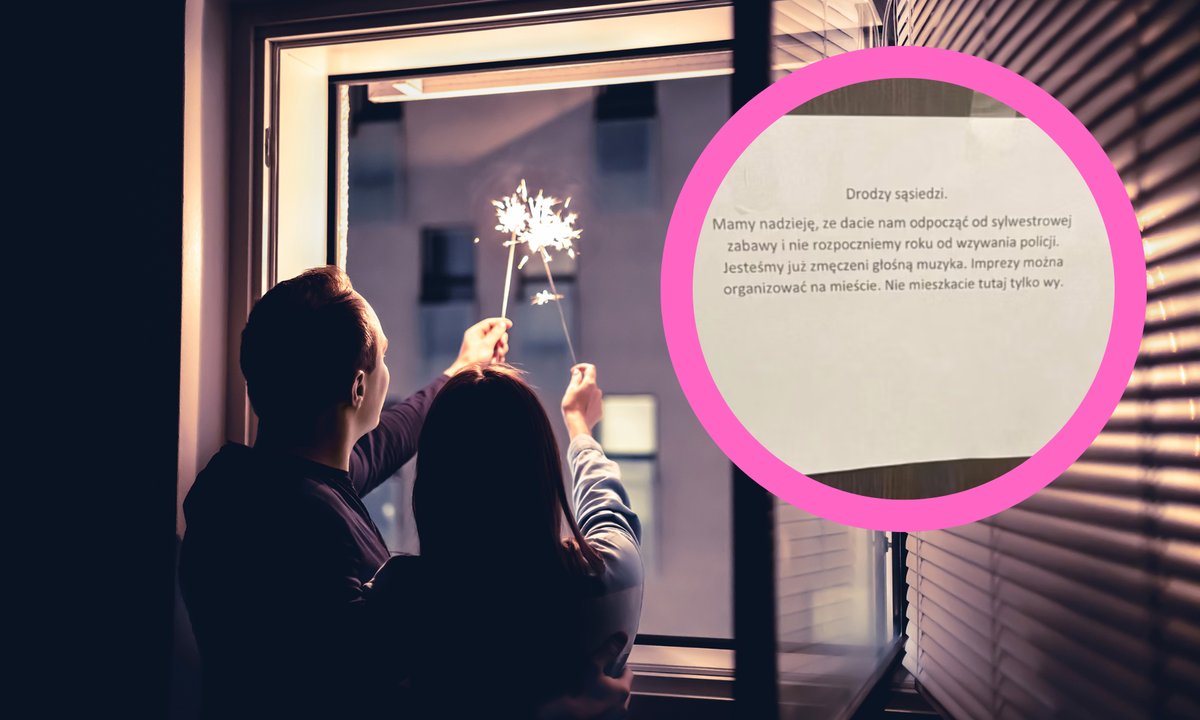 Taką karteczkę powiesili przed sylwestrem. "Nie mieszkacie tu tylko wy"