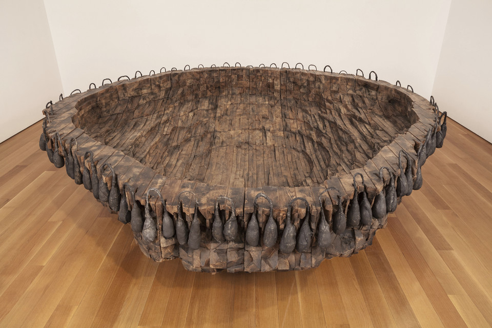 Ursula von Rydingsvard - "Ocean Floor" (1996)