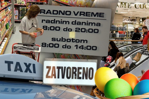 RADNO VREME ZA USKRŠNJE PRAZNIKE Tržni centri i marketi OVOG dana neće raditi, a evo kada je besplatan parking, kako rade pijace i sve ostalo DETALJNO