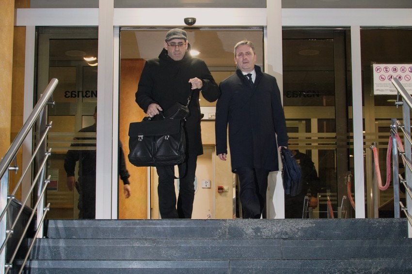 Nikola Selaković sa advokatom Đukanovićem