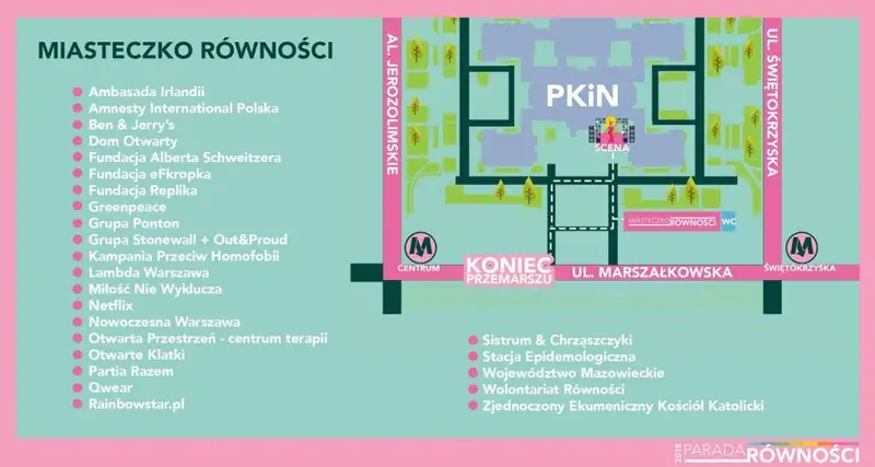 Mapa Miasteczka Równości