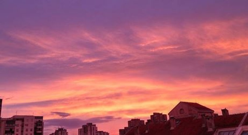 Izlazak sunca u Beogradu