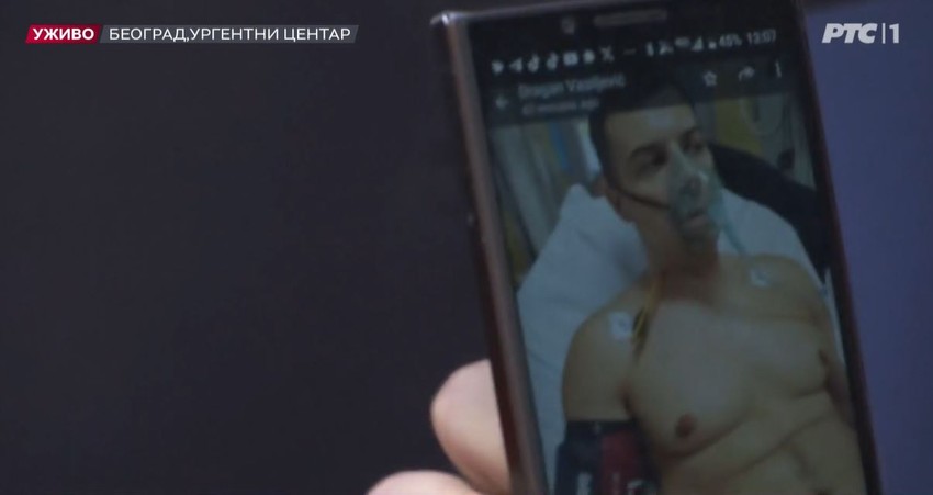 Povređeni žandarm Miloš Jevremović