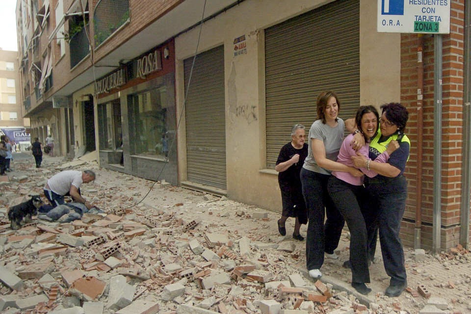 Lorka po trzęsieniu ziemi, fot. PAP/EPA