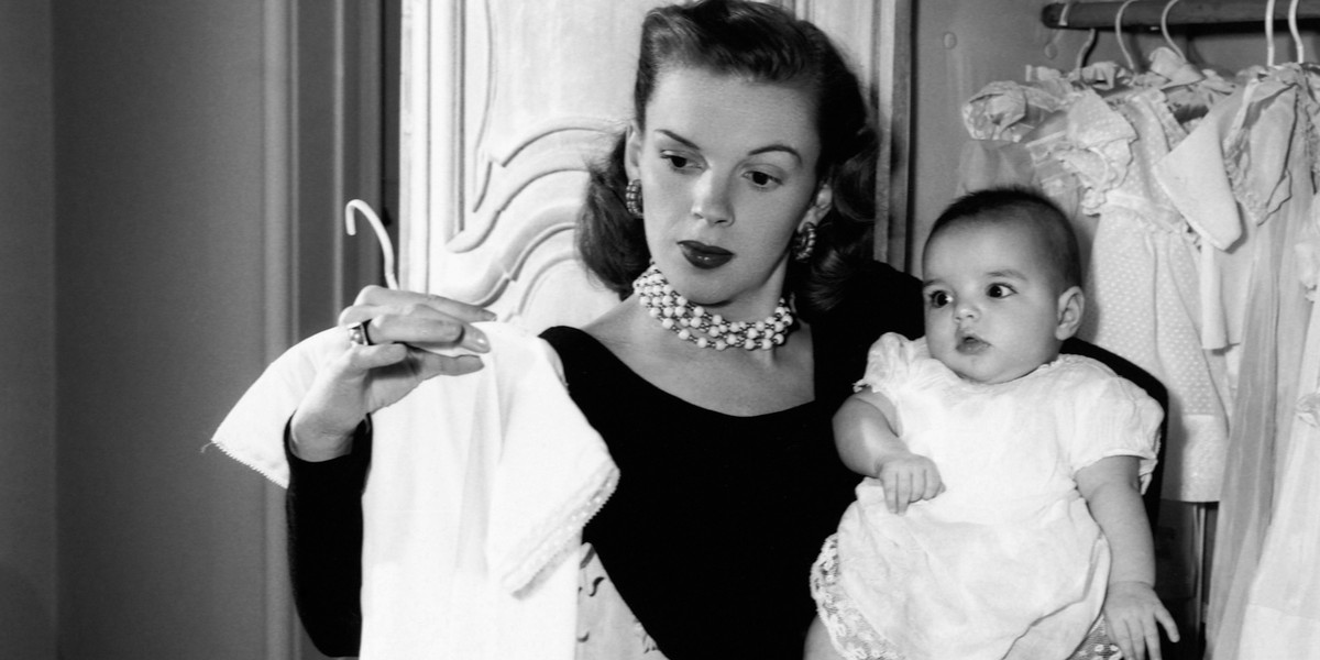 Maleńka Liza Minnelli ze swoją matką Judy Garland.