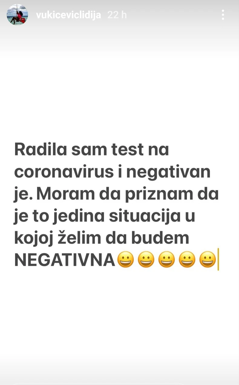 Lidija Vukićević objava 