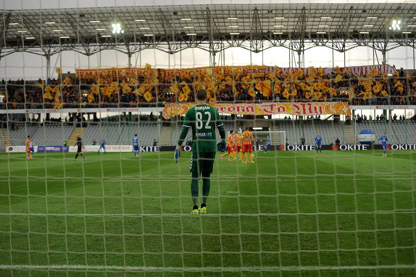 Pilka nozna. Ekstraklasa. Korona Kielce - Bruk-Bet Termalica Nieciecza. 22.04.2017