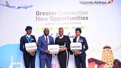 Uganda Airlines launched new routes on Wednesday