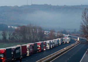 Kolona kamiona u Bugarskoj