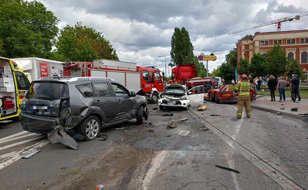 W karambolu w Bydgoszczy mogło wziąć udział nawet 12 aut