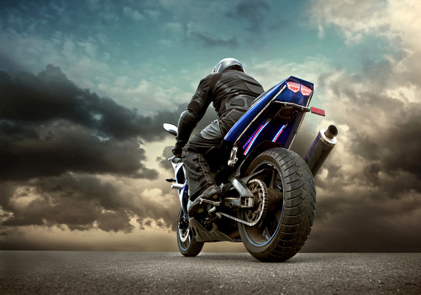 Motocyklista - zdjęcie ilustracyjne