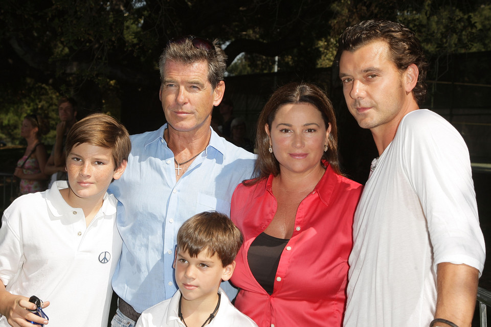 Dylan, Pierce, Paris, Keeley Shaye Smith i Gavin Rossdale (2008 r.)