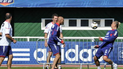 Zidane a francia válogatottal edzett