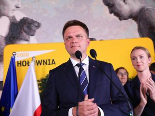 Szymon Hołownia po ogłoszeniu wyniku pierwszej tury wyborów prezydenckich