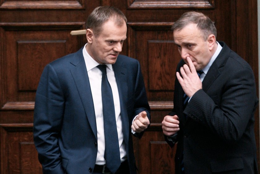 Donald Tusk i Grzegorz Schetyna