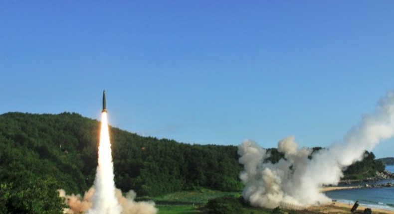 South Korea and the United States fired off missiles Wednesday simulating a precision strike against North Korea's leadership after its landmark ICBM test