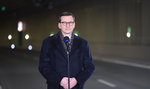 Politycy PiS otwierają tunel w Warszawie. A gdzie jest logo UE?