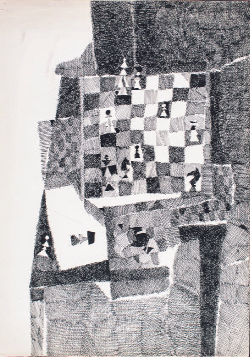 "Perast", Ljubica Sokić, sa izložbe u "Haosu"