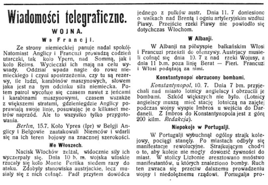 "Zorza" 21.07.1918