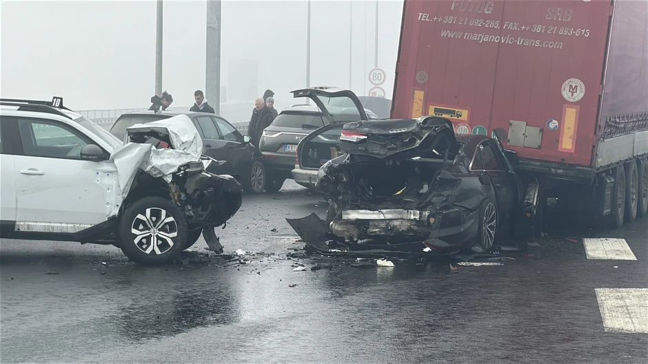 Lančani sudar kod Lučana prošle sedmice