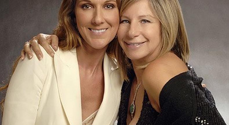 Celine Dion, Barbara Streisand