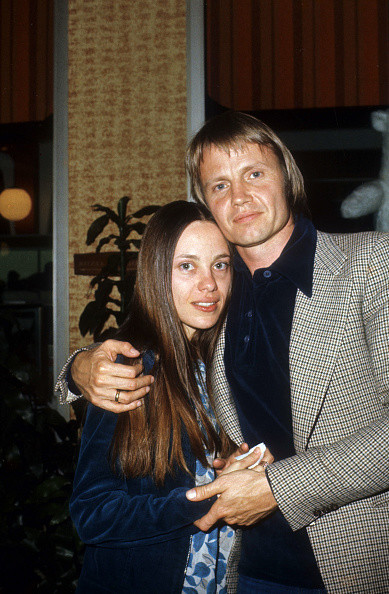 Jon Voight i Marcheline Bertrand w 1977 r.