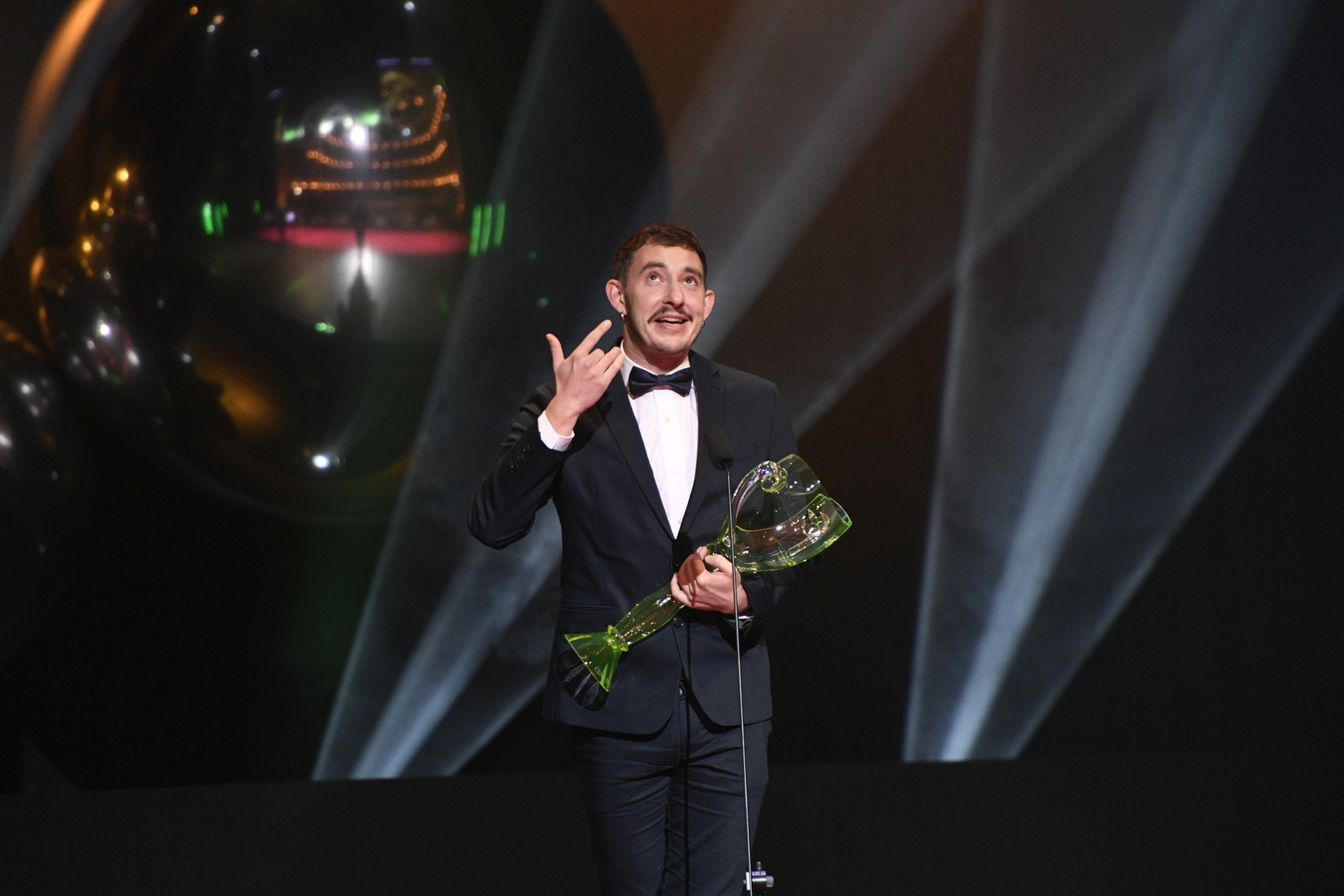 Martin Talaga na slávnostnom udeľovaní Cien Thálie. 