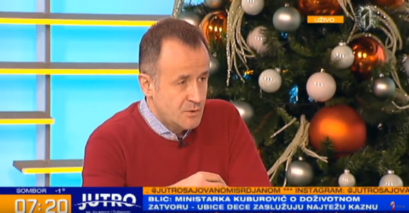 Dr Milan Milenković danas u studiu TV Prva
