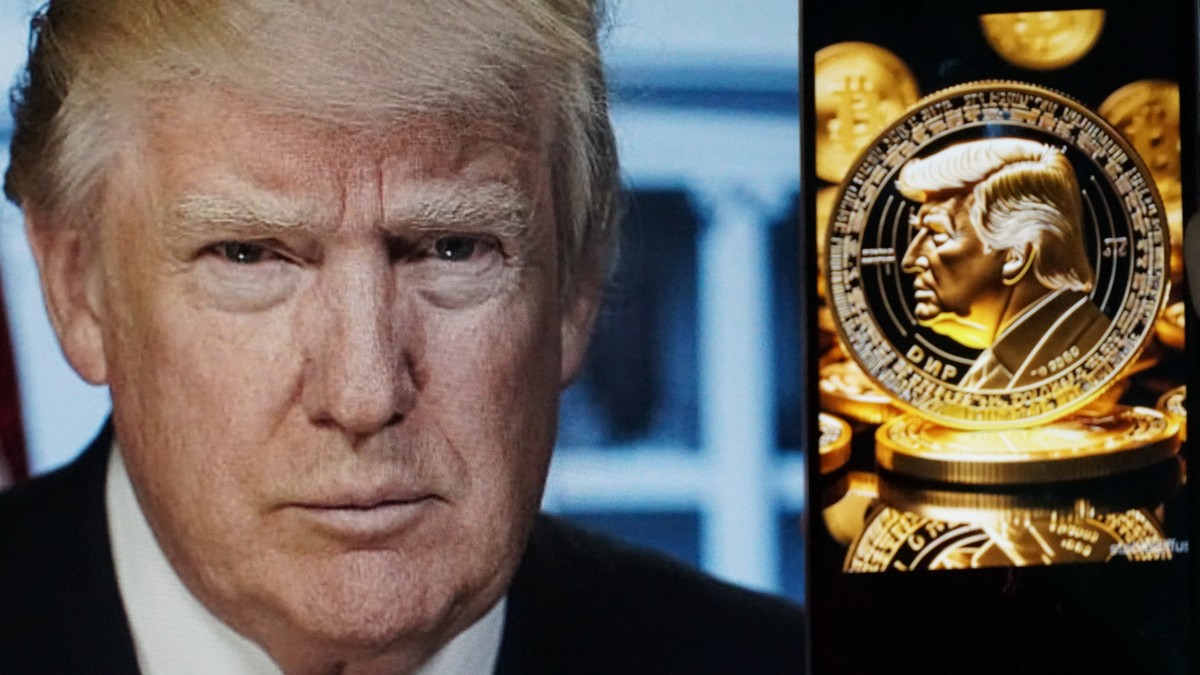 Moneta z wizerunkiem Donalda Trumpa