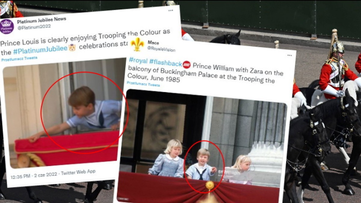 Dzieci księżnej Kate na jubileuszu królowej. Książę Louis niczym wierna kopia ojca