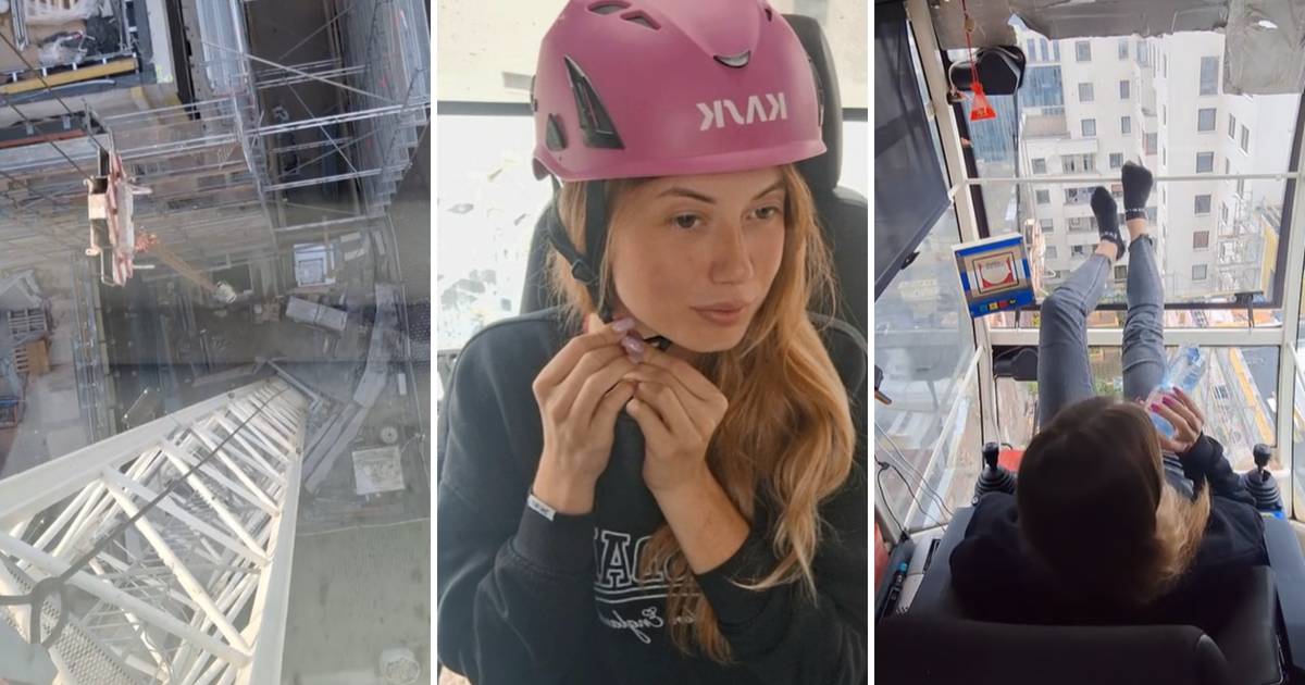 Oliwia pracuje na żurawiu. "Dużym plusem są zarobki"